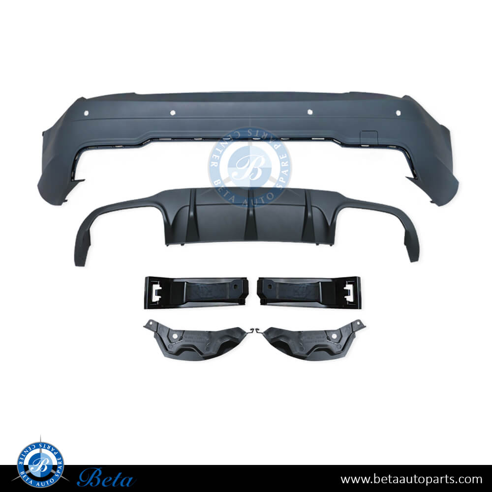 Rear bumper assembly with PDC C63 for Mercedes C-Class W204 2011-2014 models, Part Number 2048809347 Rear bumper assembly with PDC C63 for Mercedes C-Class W204 2011-2014 models, Part Number 2048809347